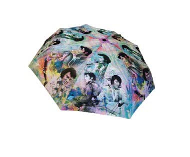 Elvis Umbrella - Color Collage