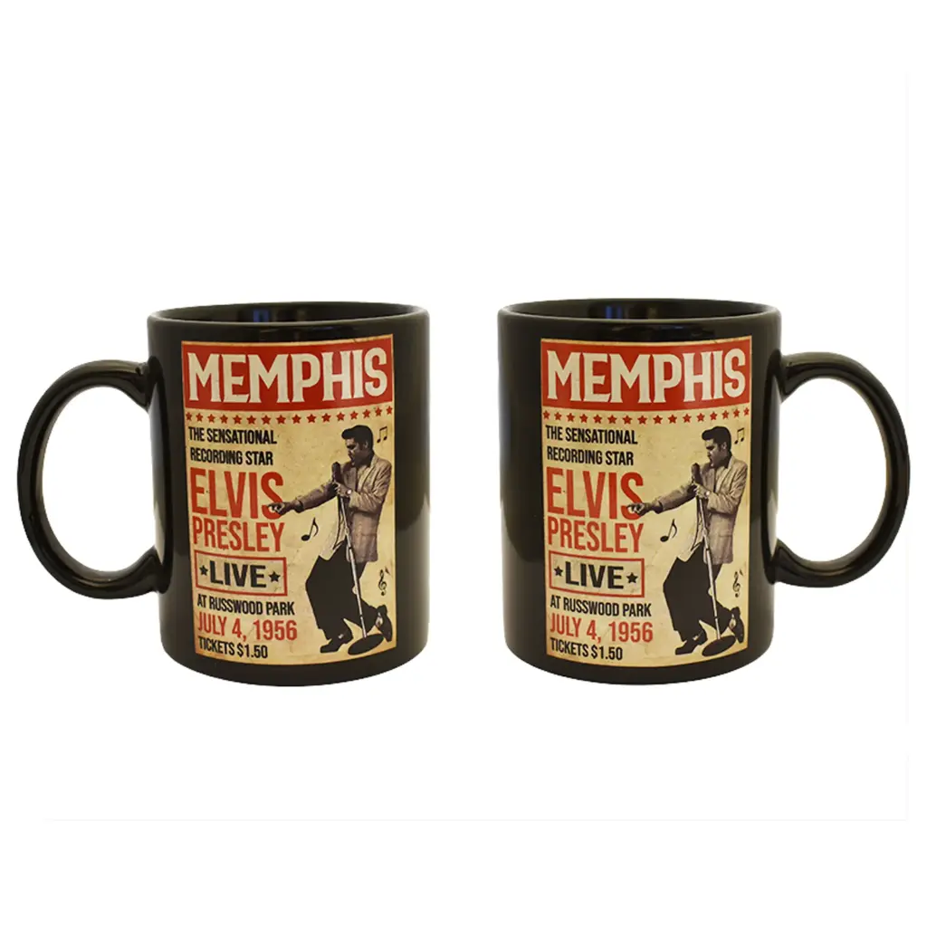 [E8978] Elvis Mug - Memphis Poster