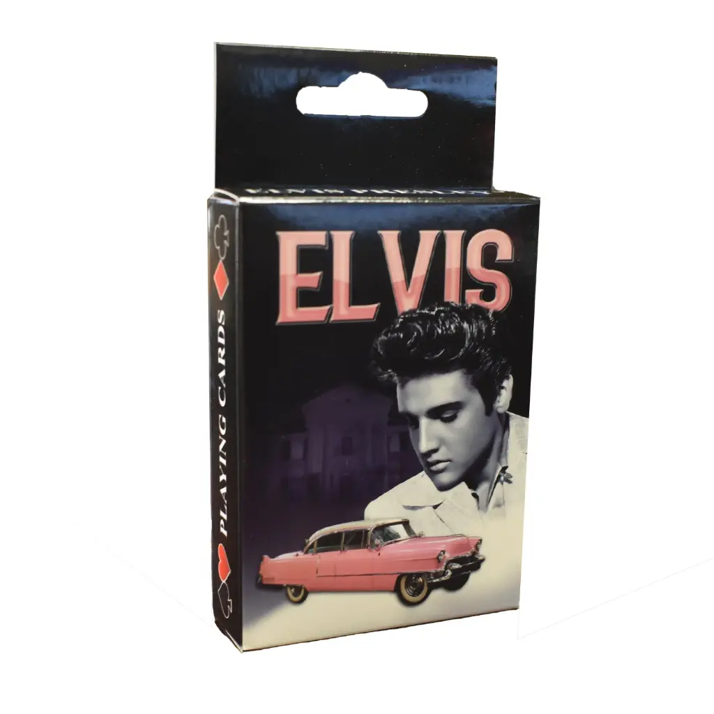 Elvis Playing Cards - Pink Caddy