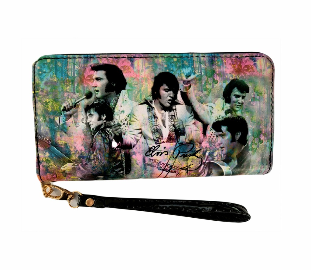 Elvis Wallet - Color Collage