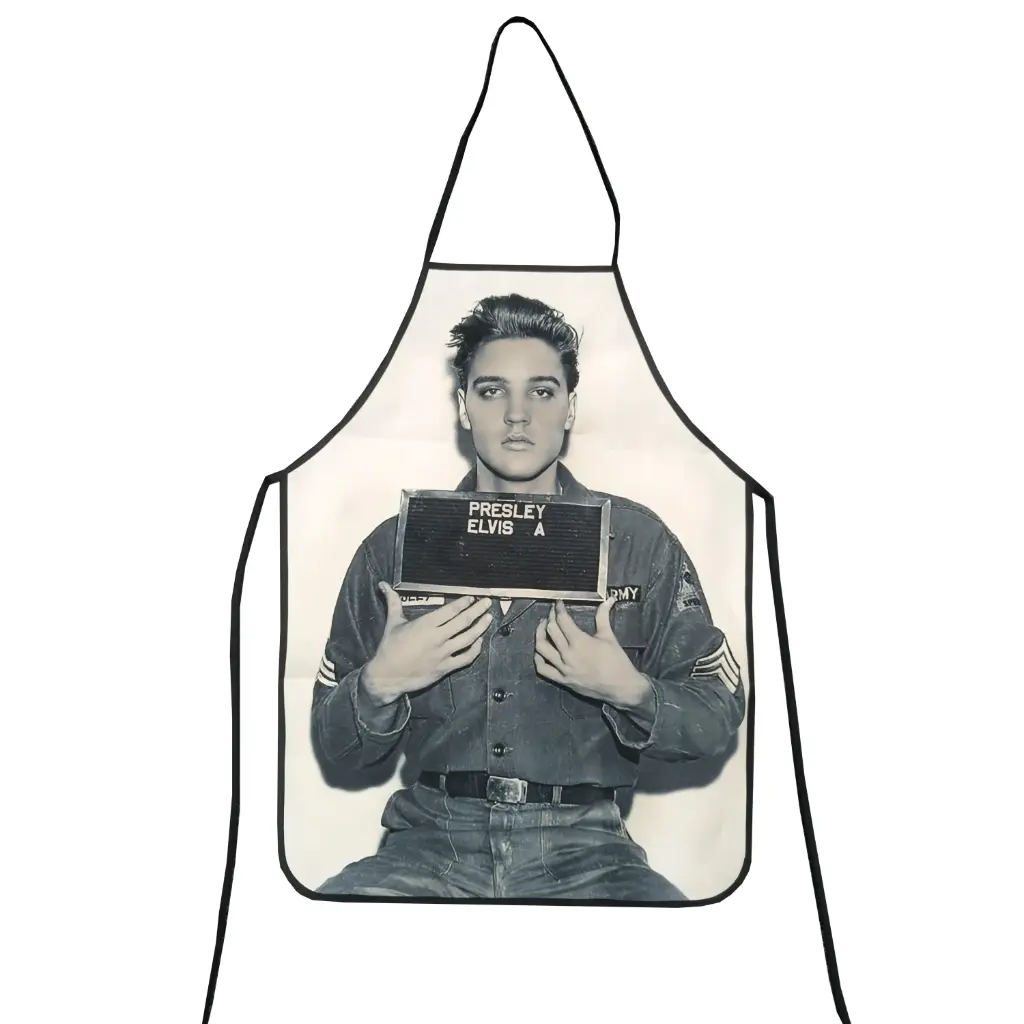 Elvis Apron - Enlisting Photo