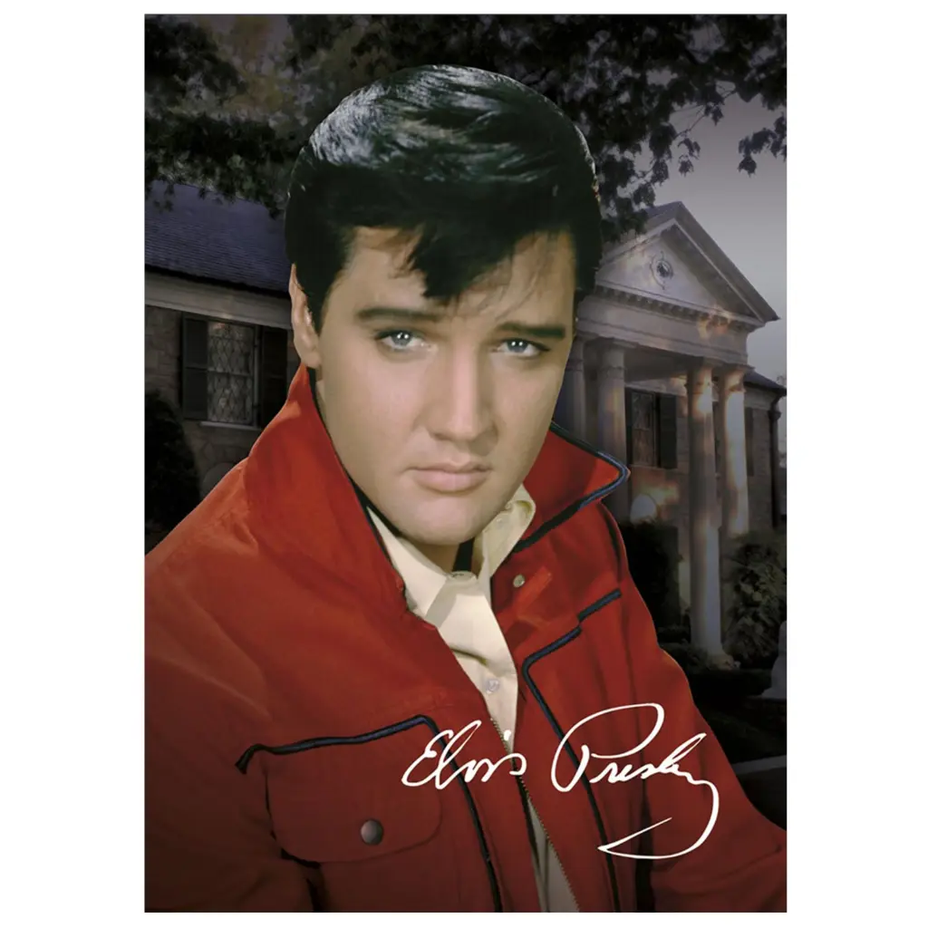 Elvis Postcard - Red Jacket - Pack of 50