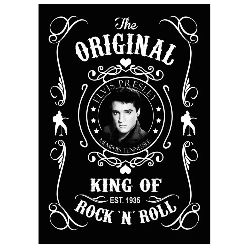 Elvis Postcard - Blk & Wht - Pack of 50