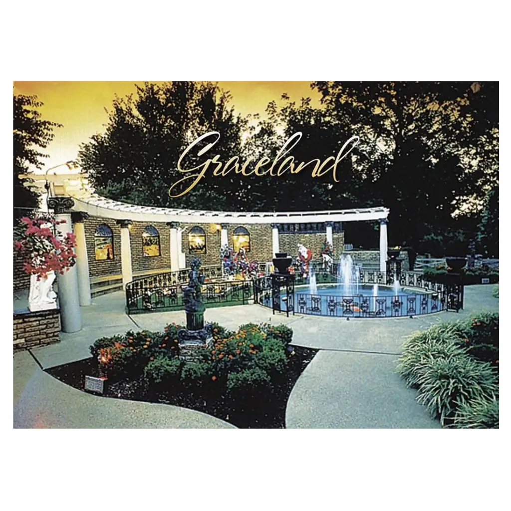 [EMSP2139] Elvis Postcards - Meditation Garden - Pack of 50