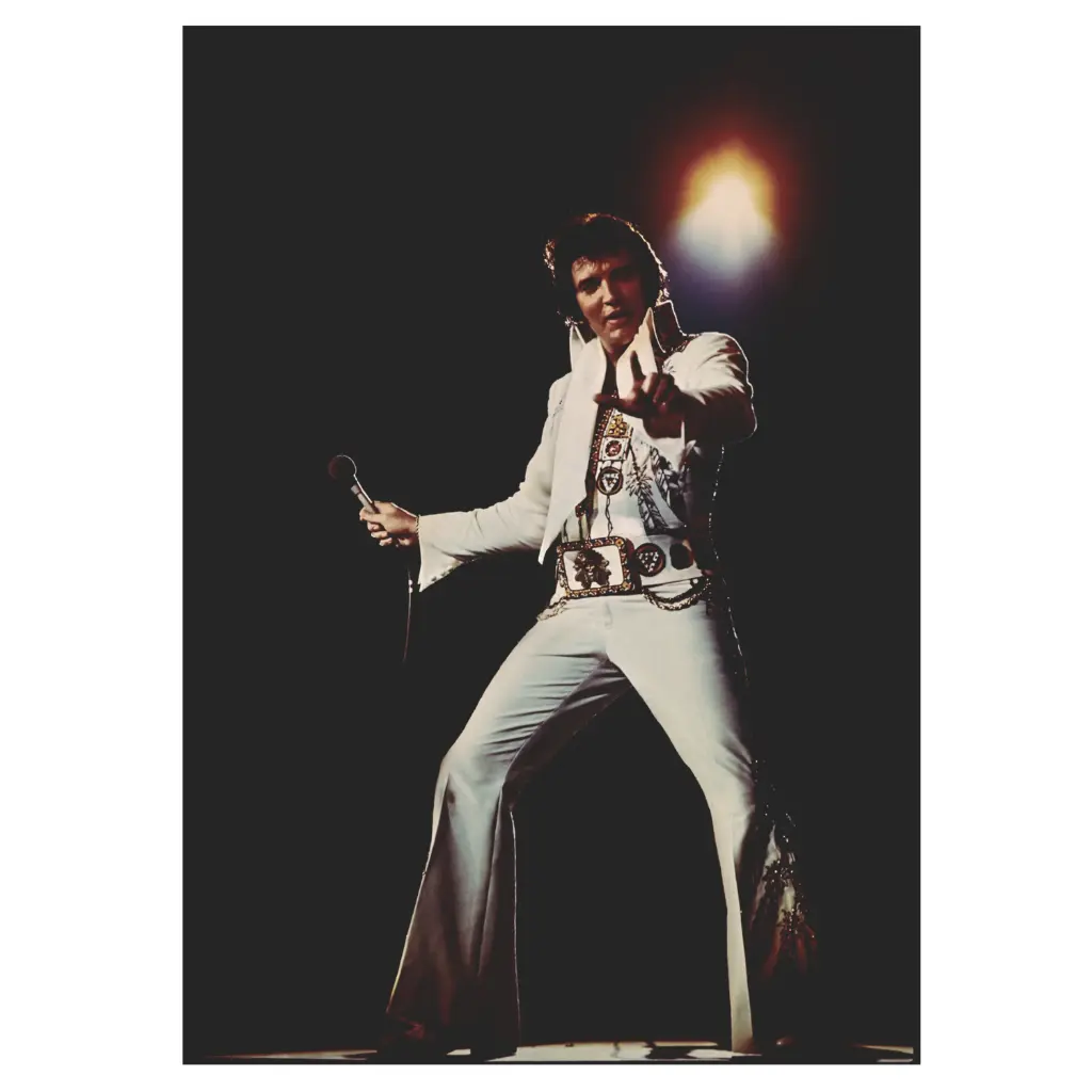 Elvis Postcards - White Jumpsuit - Pack of 50