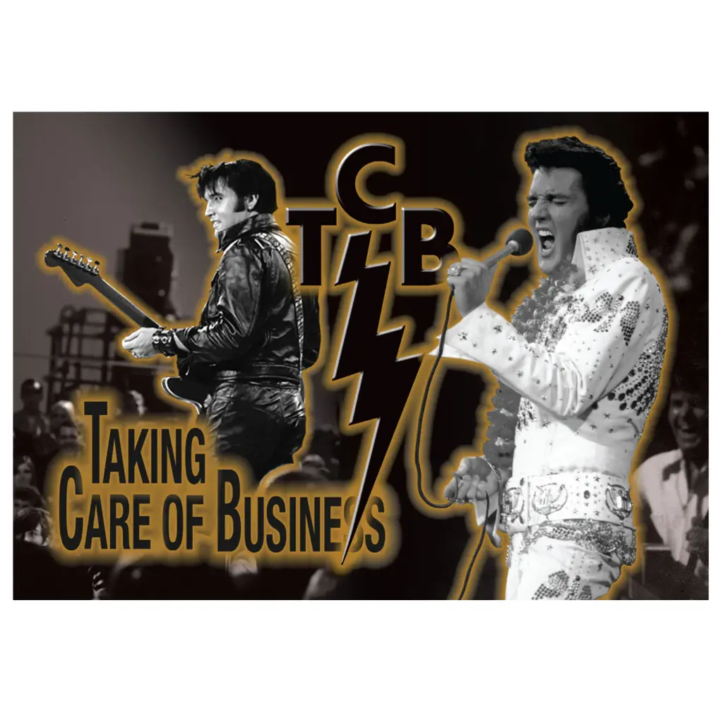[EMSP8969] Elvis Postcards - TCB With Photos - Pack of 50