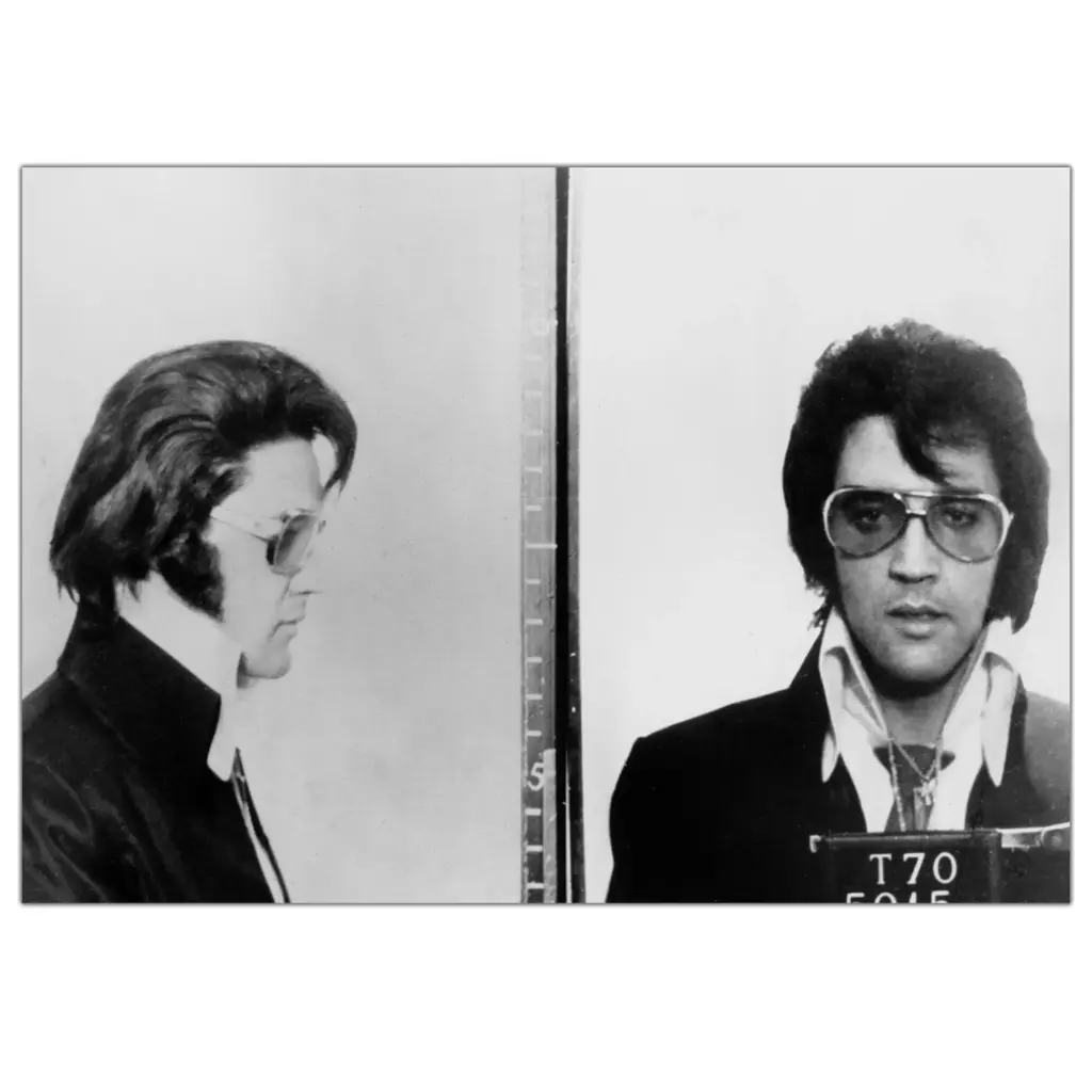 Elvis Postcards - Honor Badge - Pack of 50