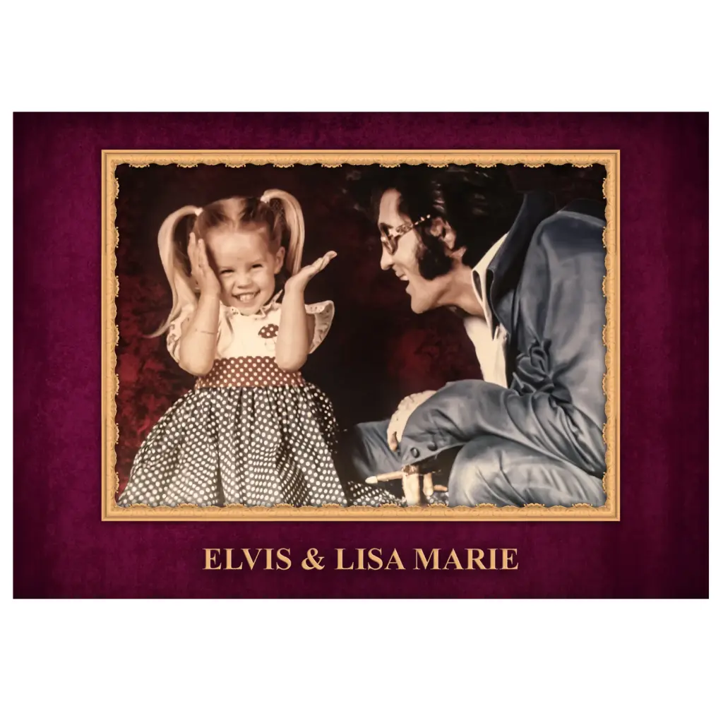 [EMSP9068] Elvis Postcards - With Lisa Marie - Pack of 50