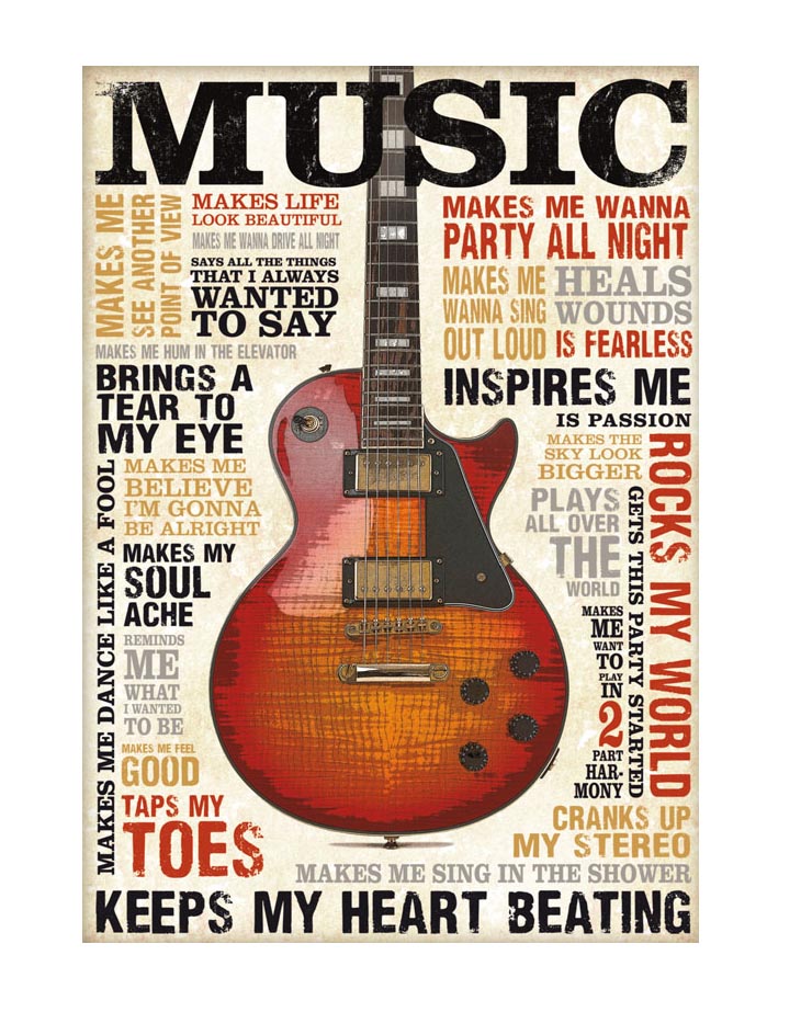 [G5144] Music is Passion Postcards- Pack of 50