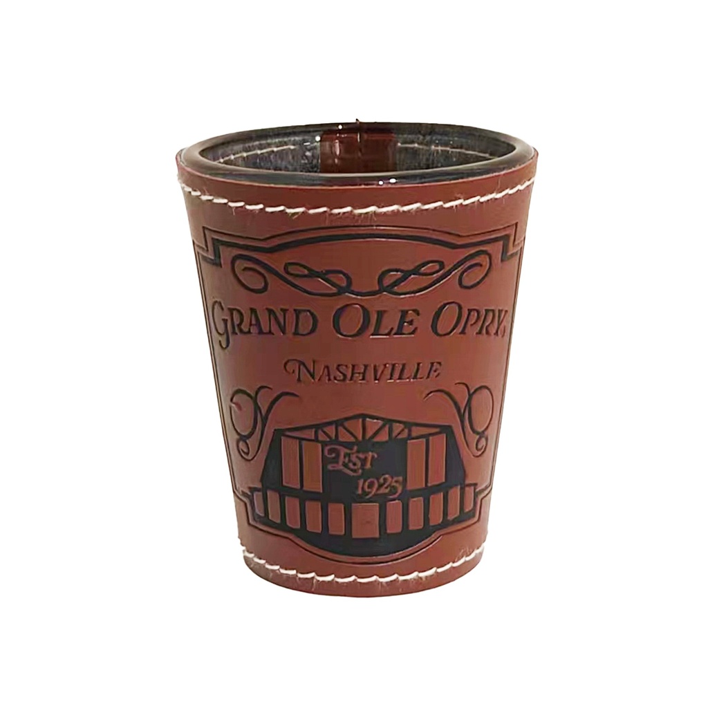[G6903] Grand Ole Opry Shot Glass - Leather