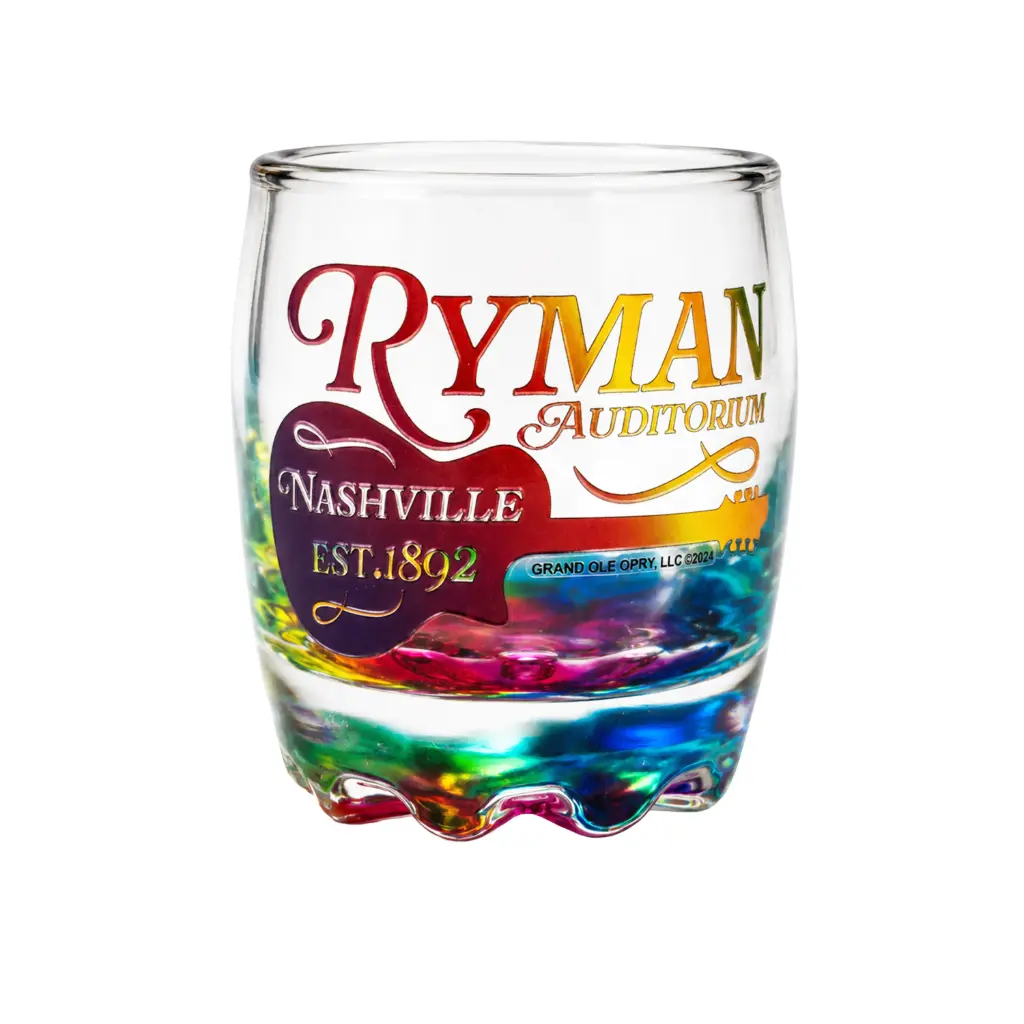 Ryman Shot Glass - Rainbow Base