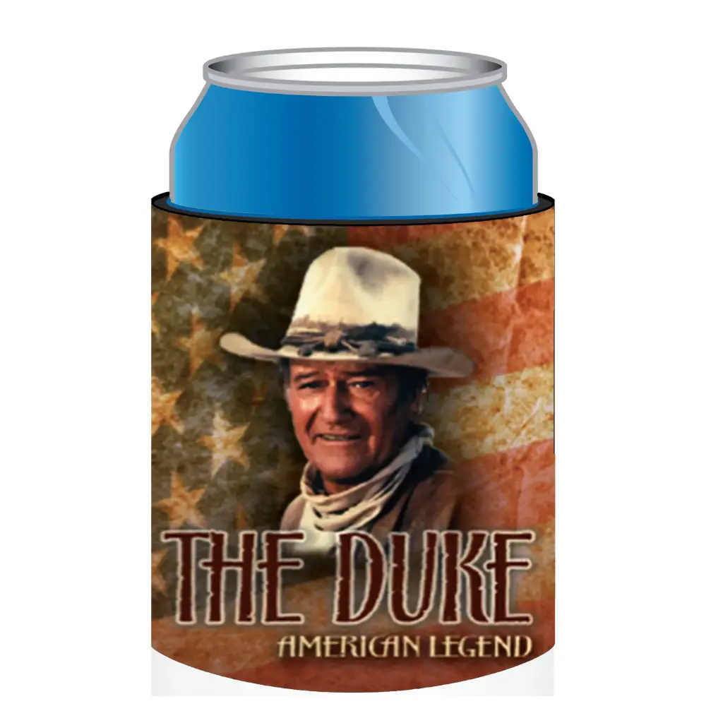 [JW4643] John Wayne Huggie/Koozie - American Legend