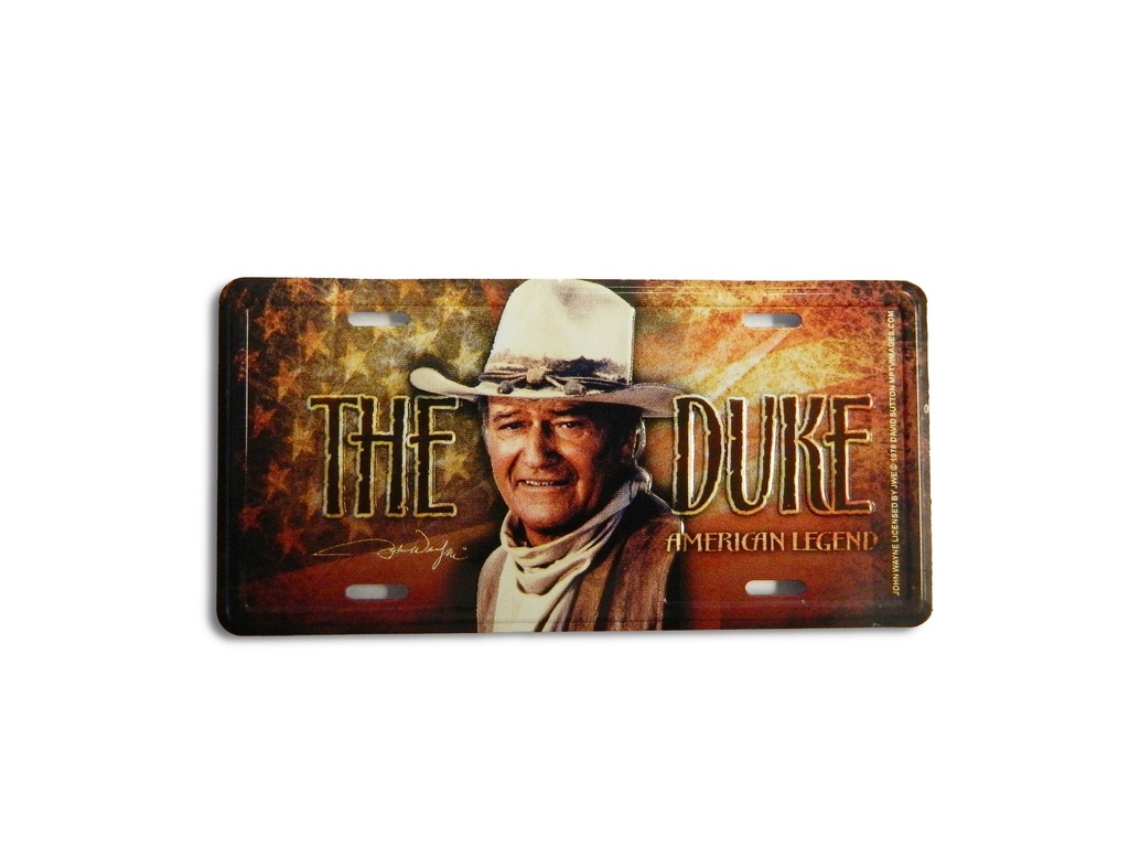 [JW5647] John Wayne Magnet License Plate - American Legend