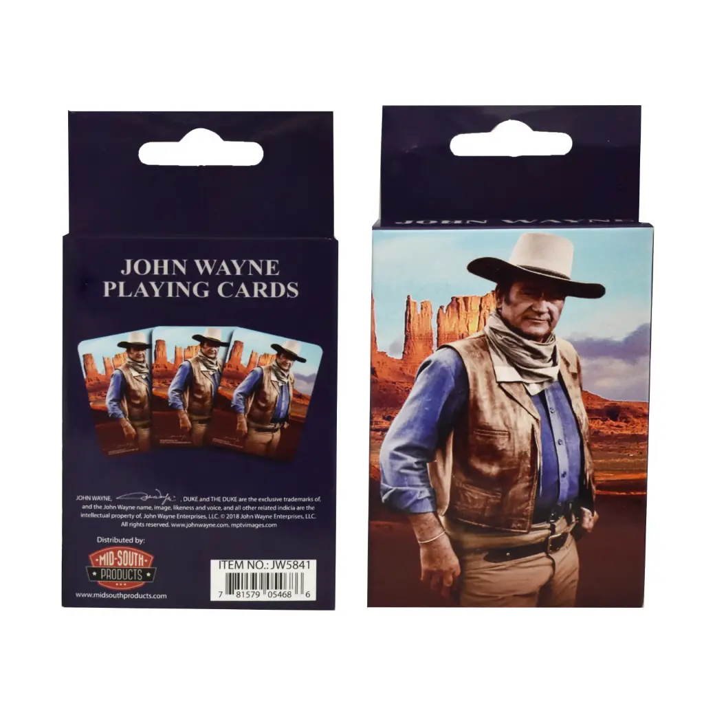 John Wayne Playing Cards - Stand