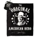 John Wayne Throw Blanket - Blk & Wht Est.