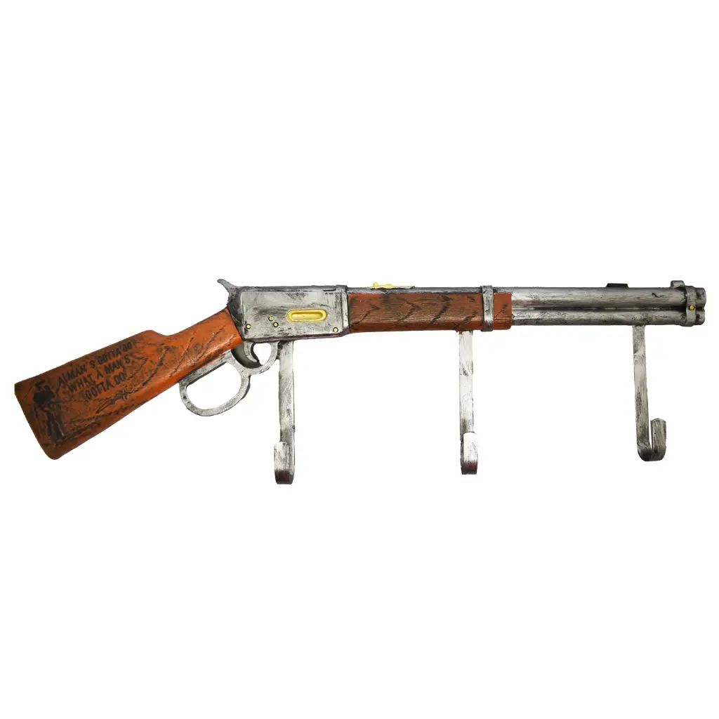 [JW6605] John Wayne Hat Rack - Rifle