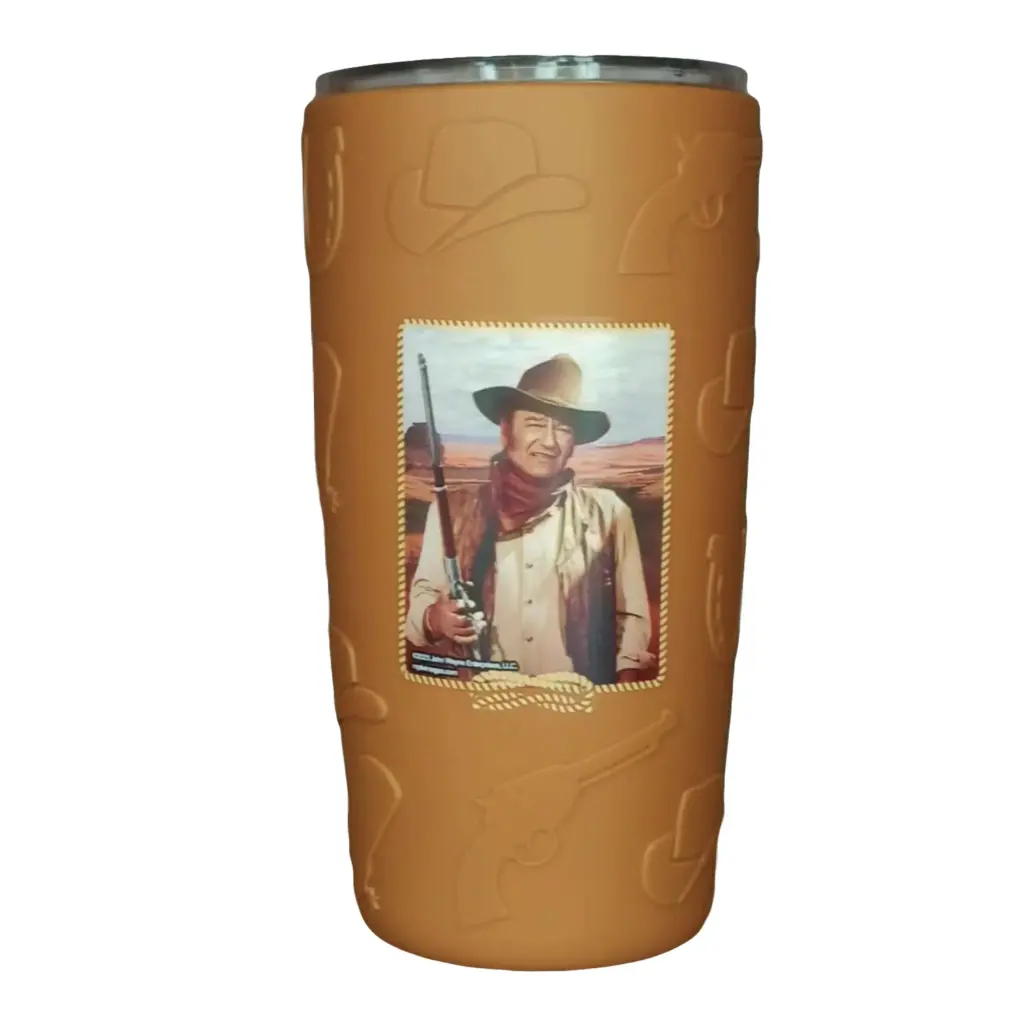 John Wayne Thermo Stainless Steel With Silicone Sleeve
