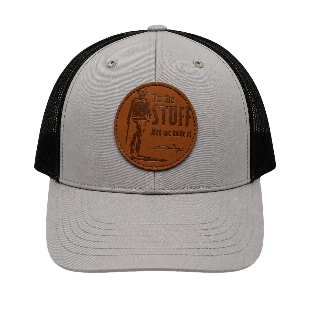 [JW6884] John Wayne Cap - Leather Patch
