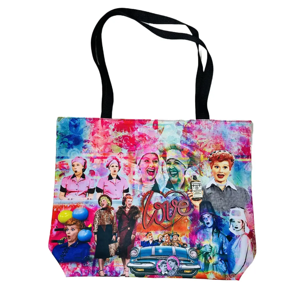 [L6211] Lucy Tote Bag - Color Collage