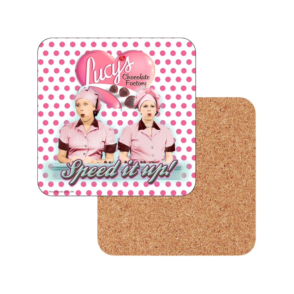 Lucy Coasters - Chocolate Factory - 6pc Set