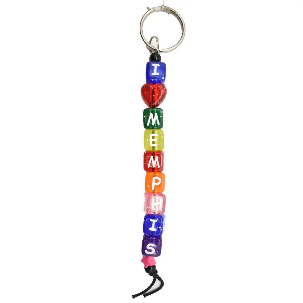 Memphis Keychain - Block Dice