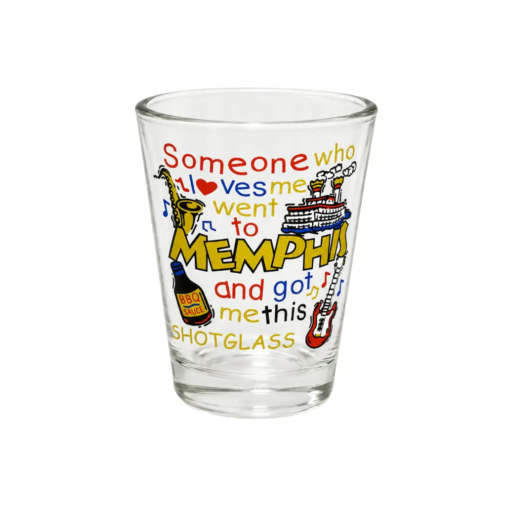 [M4483] Memphis Shot Glass - Someone Who Loves Me