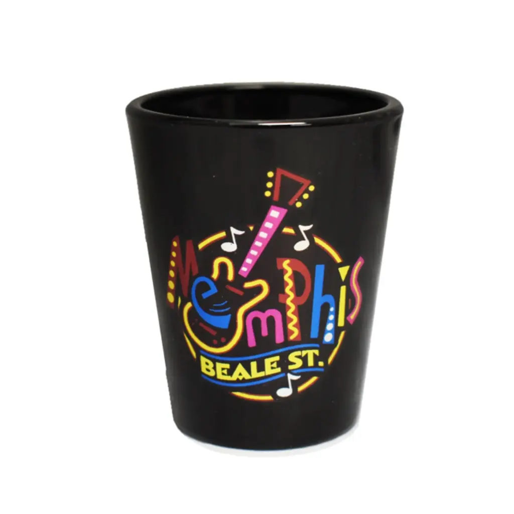 Memphis Shot Glass - Round Neon