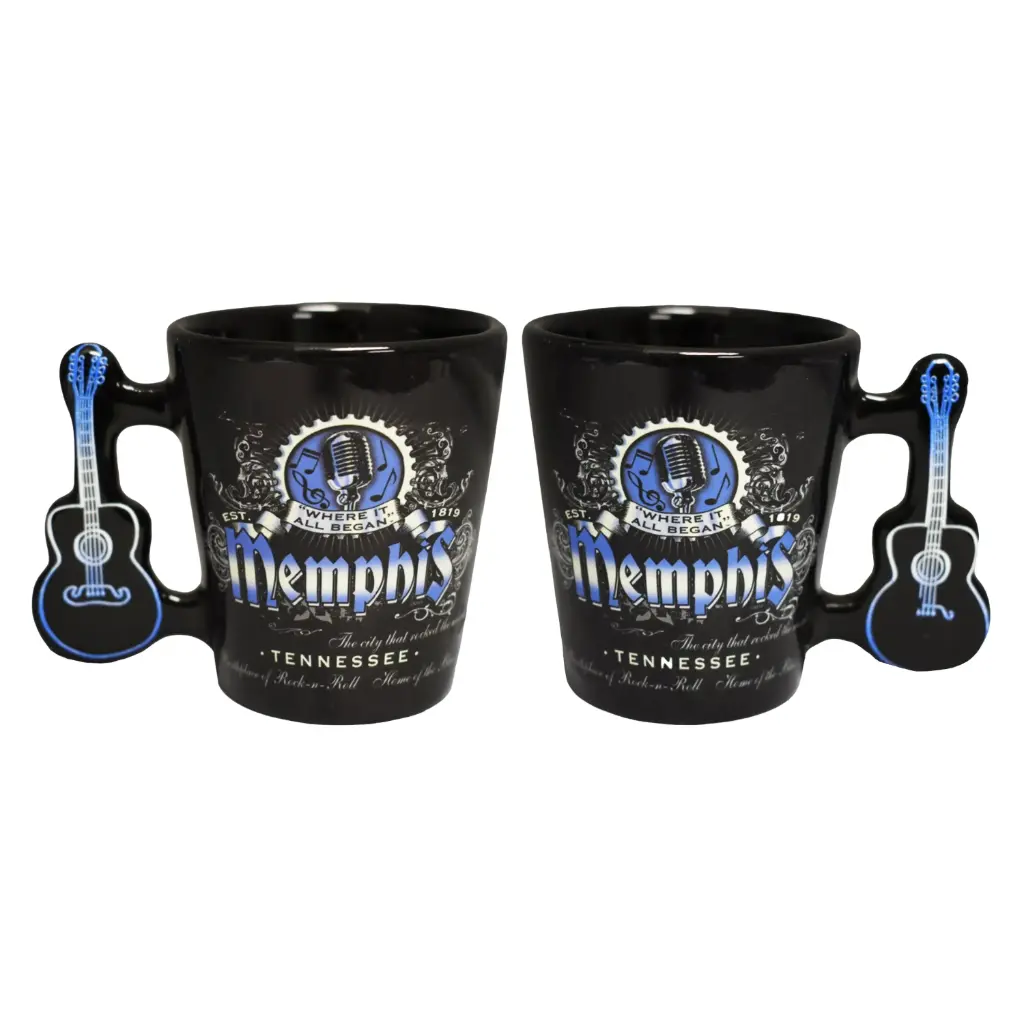 [M4755] Memphis Shot Glass - Guitar Handle All Began