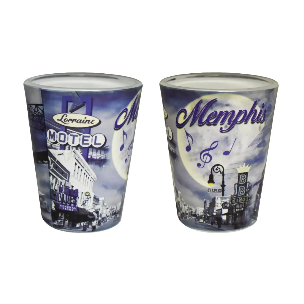 [M5094] Memphis Shot Glass - Smokey Night