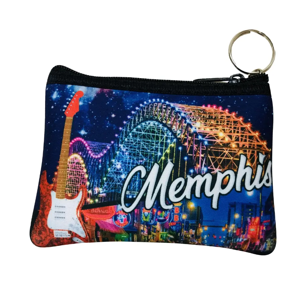 [M5156] Memphis Keychain/Coin Purse - Bridge