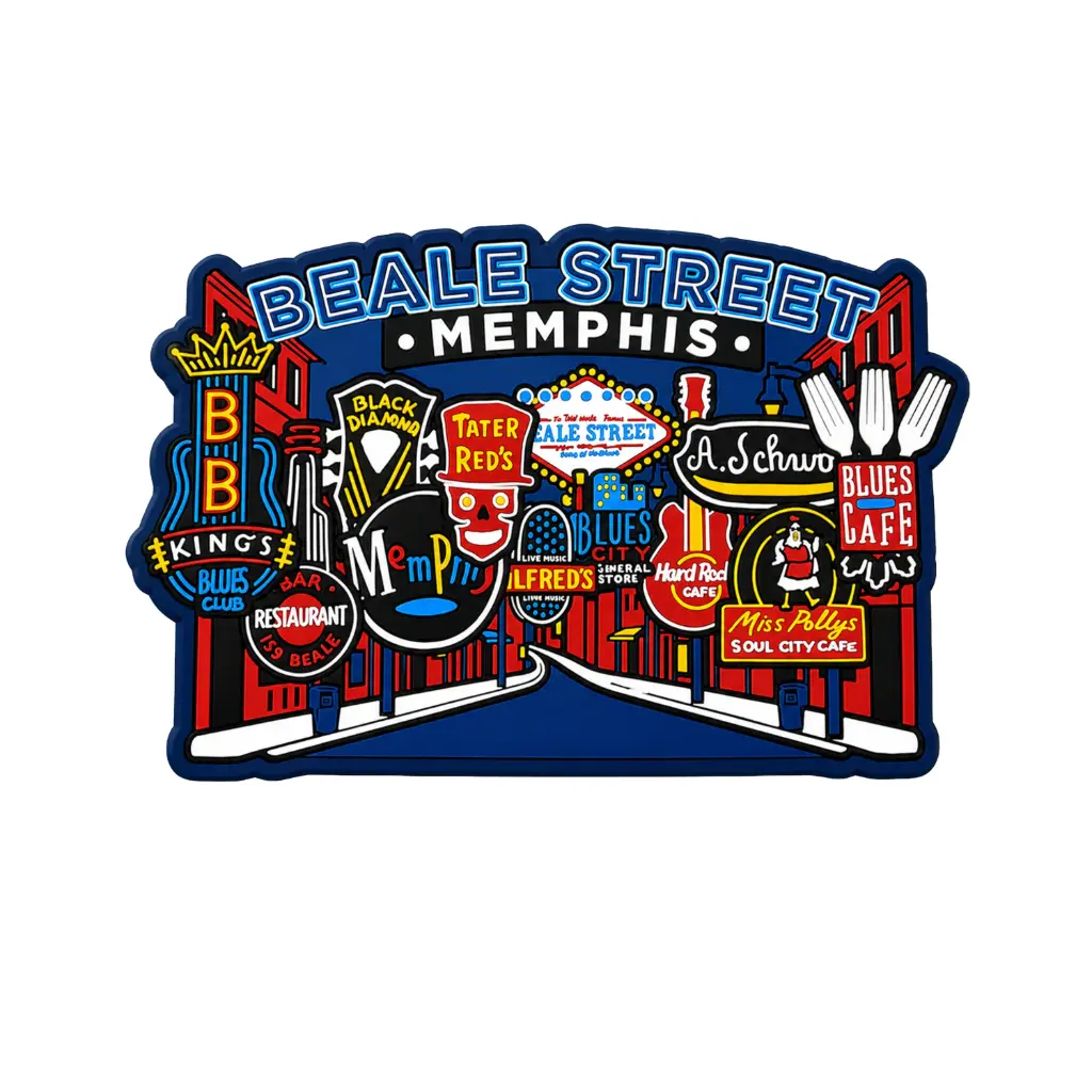 [M5168] Memphis Magnet - Beale Streets Signs
