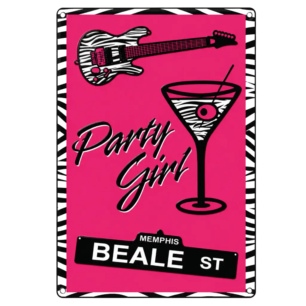 [M5198] Memphis Sign - Party Girl