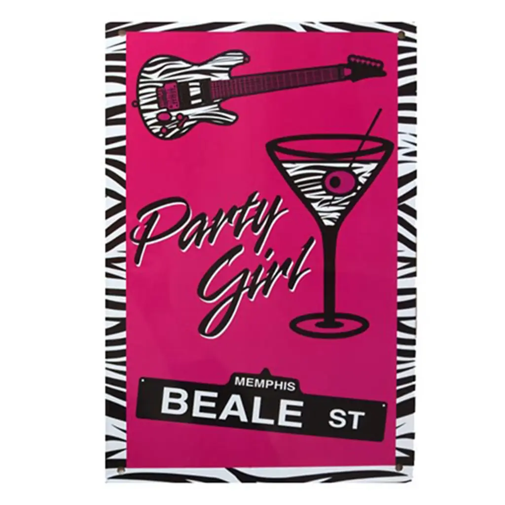 Memphis Sign - Party Girl