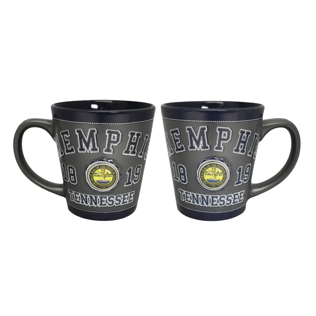 Memphis Mug - State Seal Embossed