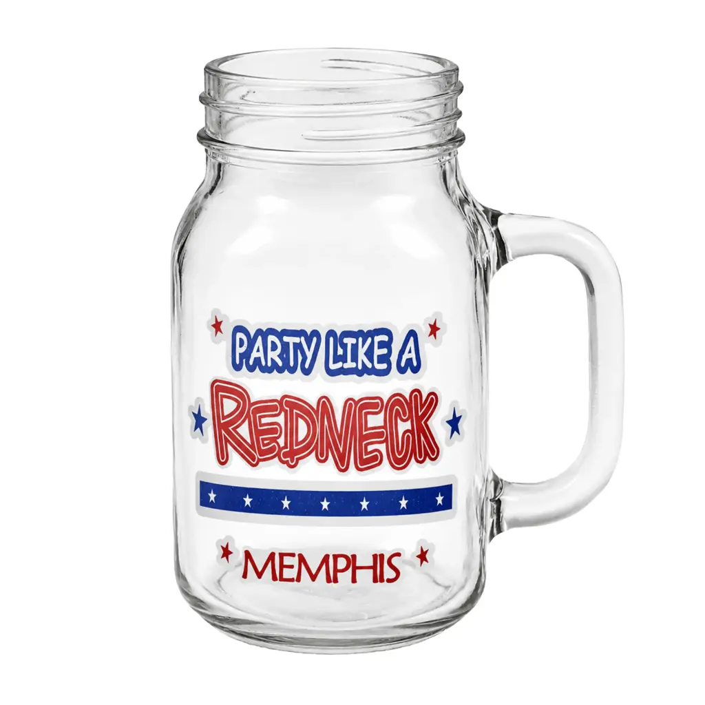 Memphis Mug - Mason Jar Redneck