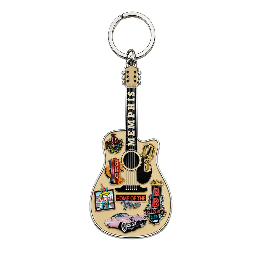 [M5502] Memphis Keychain - Guitar Patches