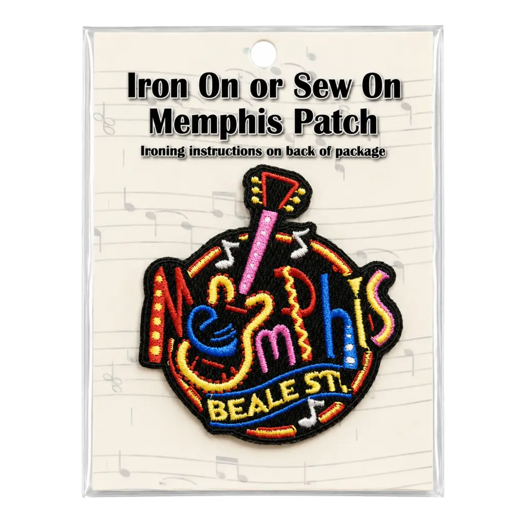 [M5510] Memphis Patch - Round Neon