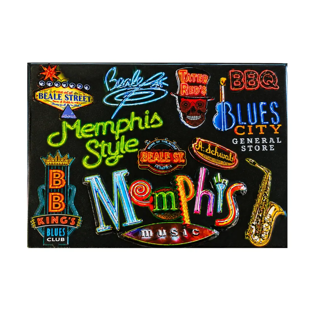 [M5596] Memphis Magnet - Beale Neon Laser