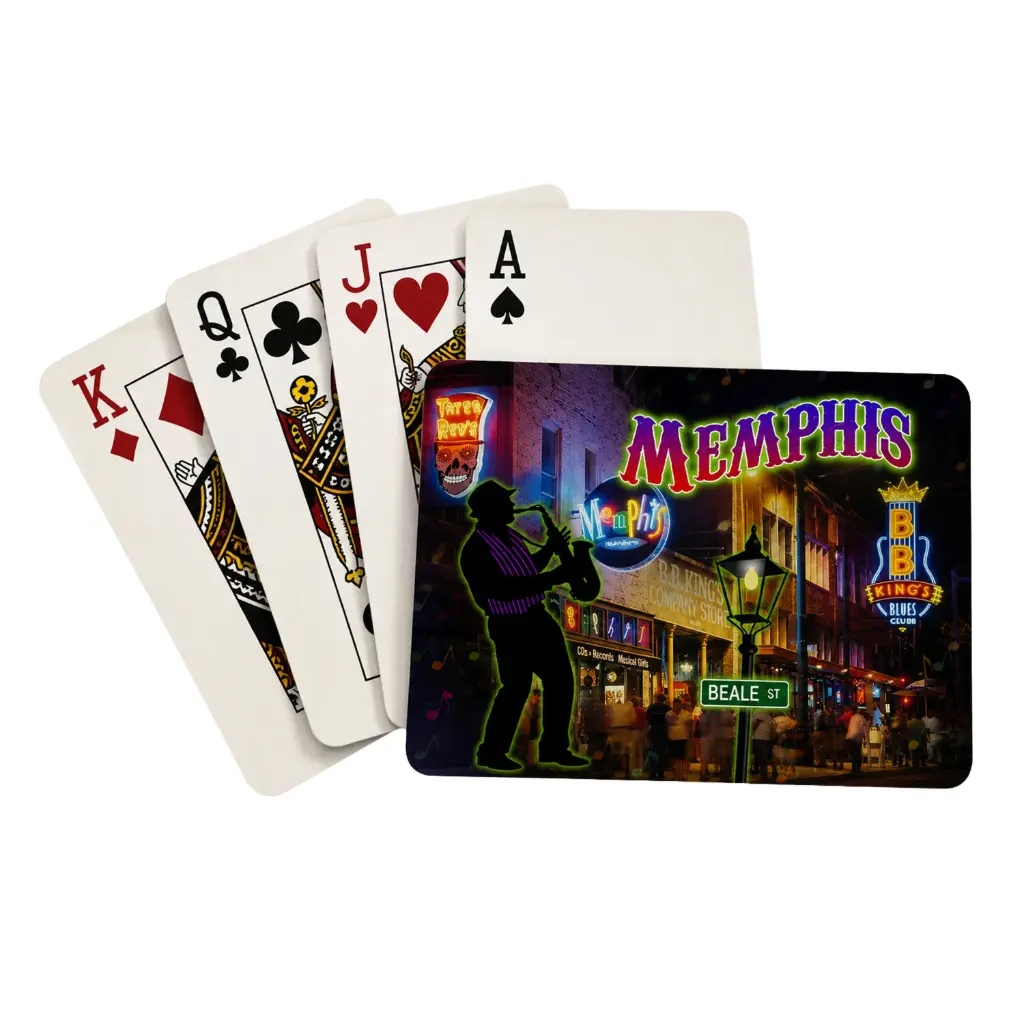 [M5652] Memphis Playing Cards - Blues Man