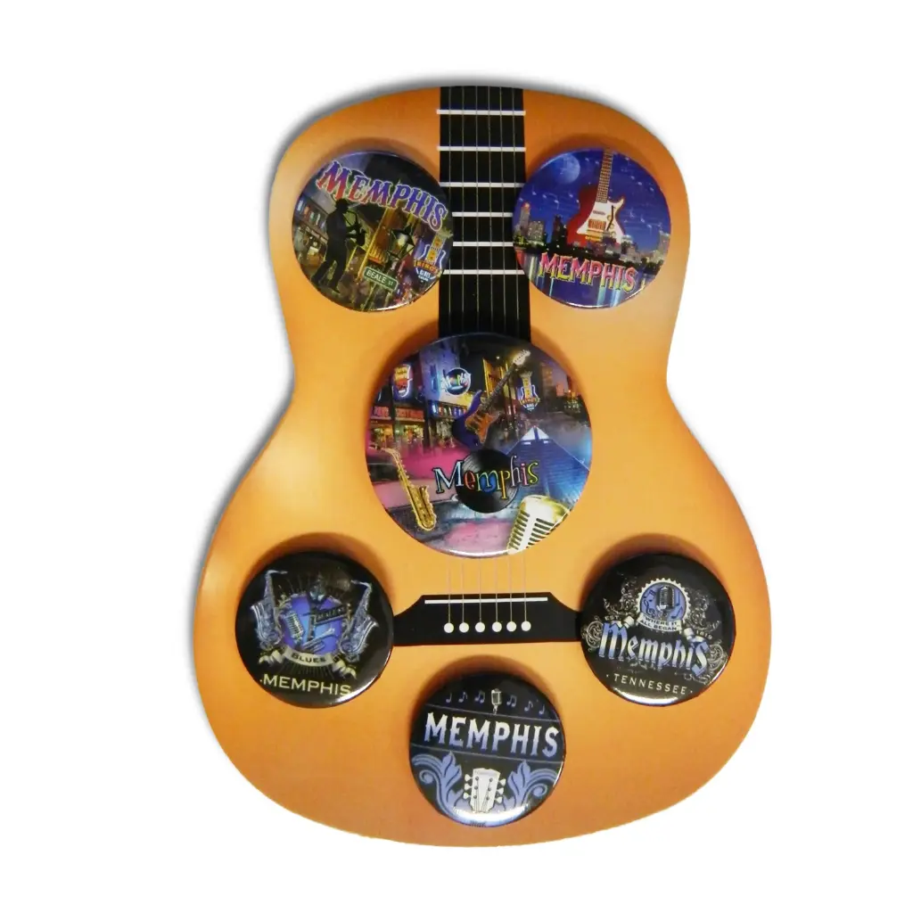 Memphis Button Set - 6 Pc Set