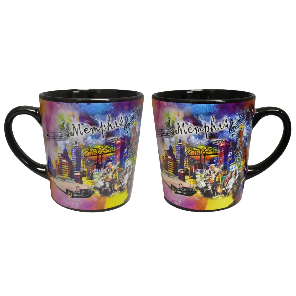 Memphis Mug - Collage Skyline