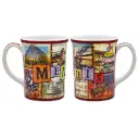 Memphis Mug - Photos Embossed