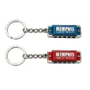 Memphis Keychain - Harmonica Red/Blue Assorted