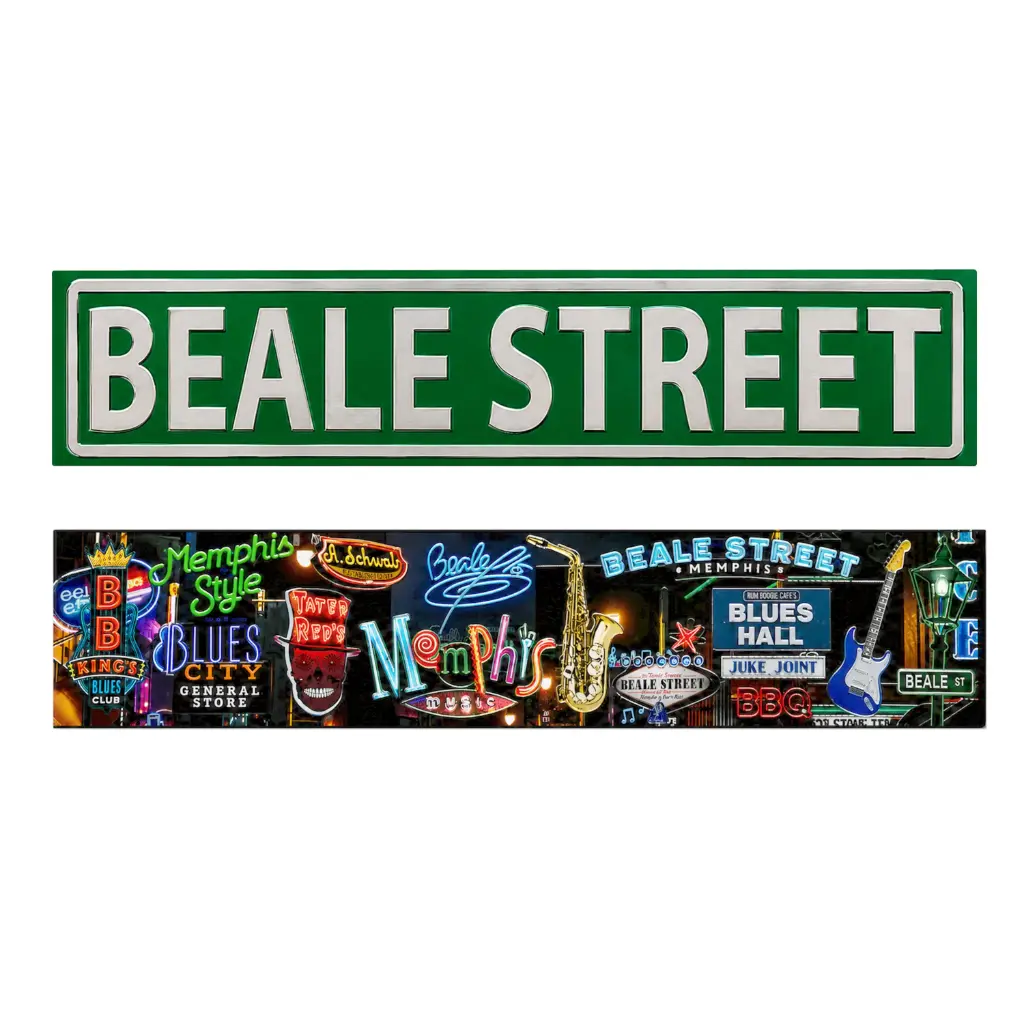 Memphis Magnet - Beale Street Two Sided