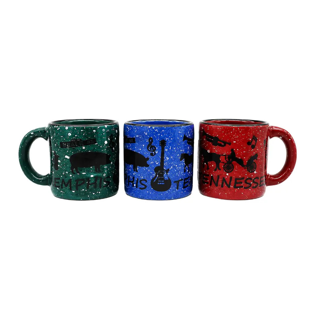 [M5889] Memphis Mini Mug Icons - Assorted Colors -