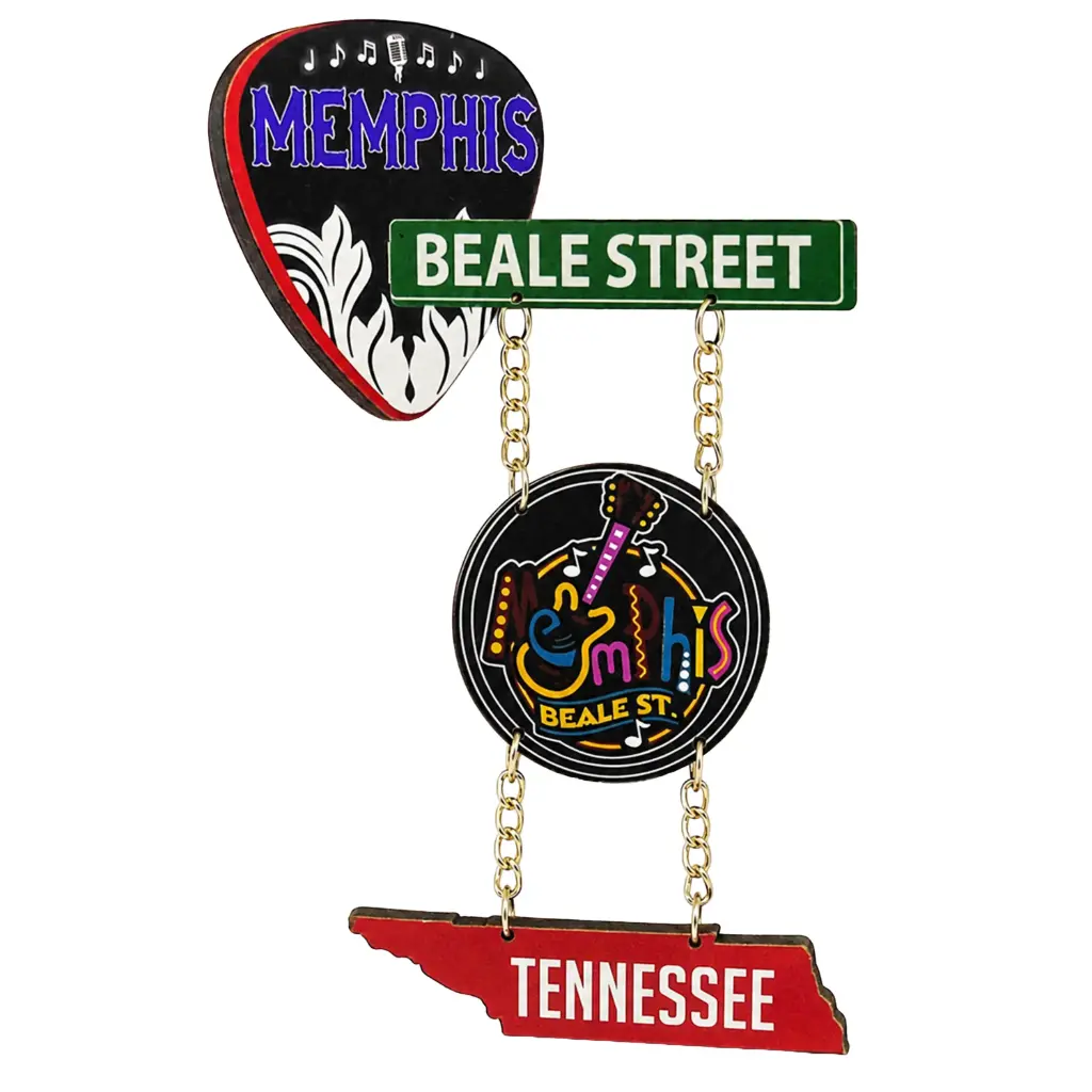 Memphis Magnet - 4 Part Dangle