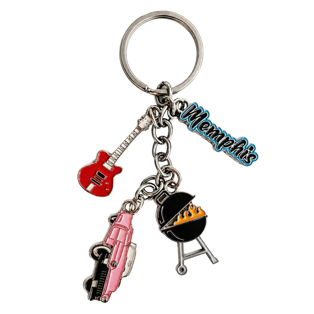 [M6273] Memphis Keychain - Icons Dangle