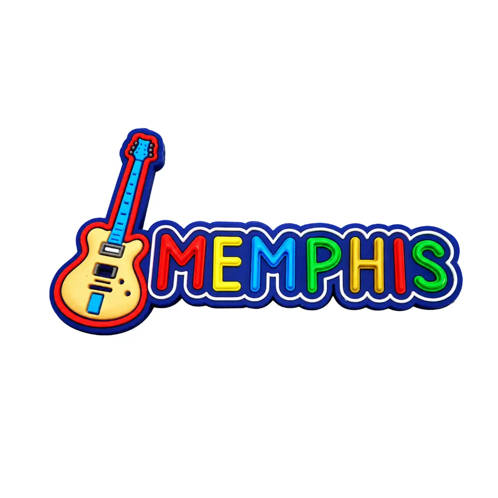 [M6277] Memphis Magnet - PVC w/ Guitar