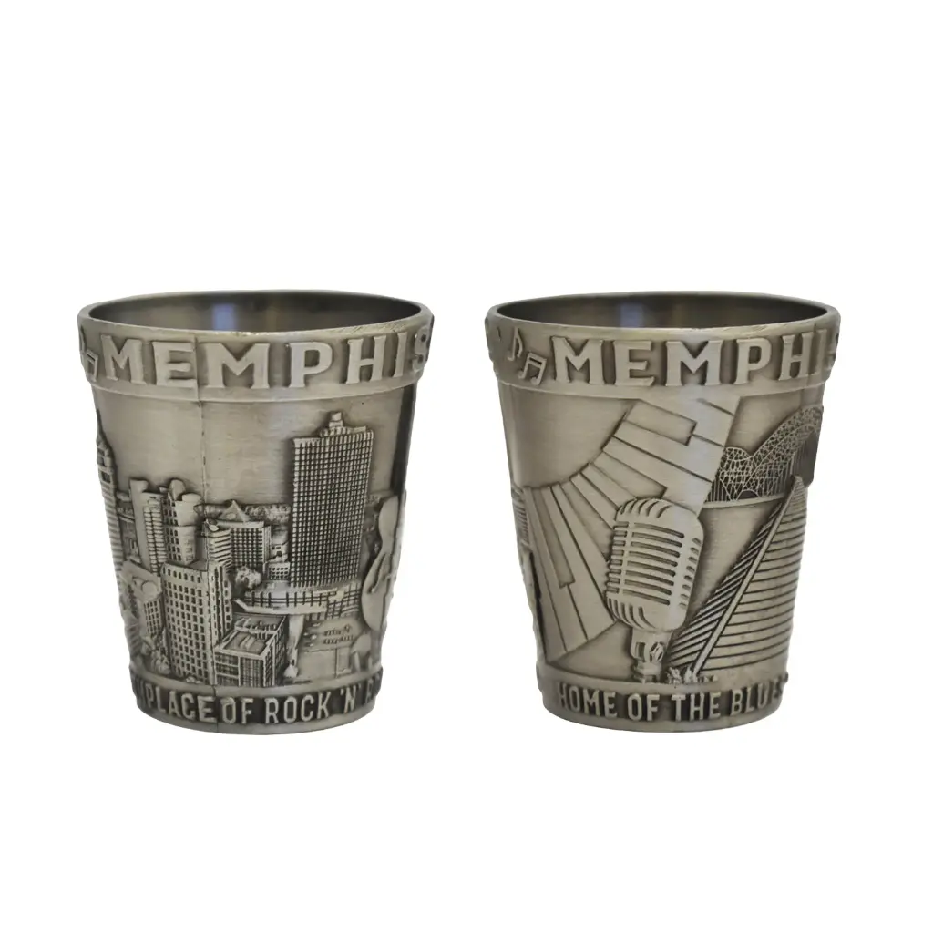 Memphis Shot Glass - Pewter