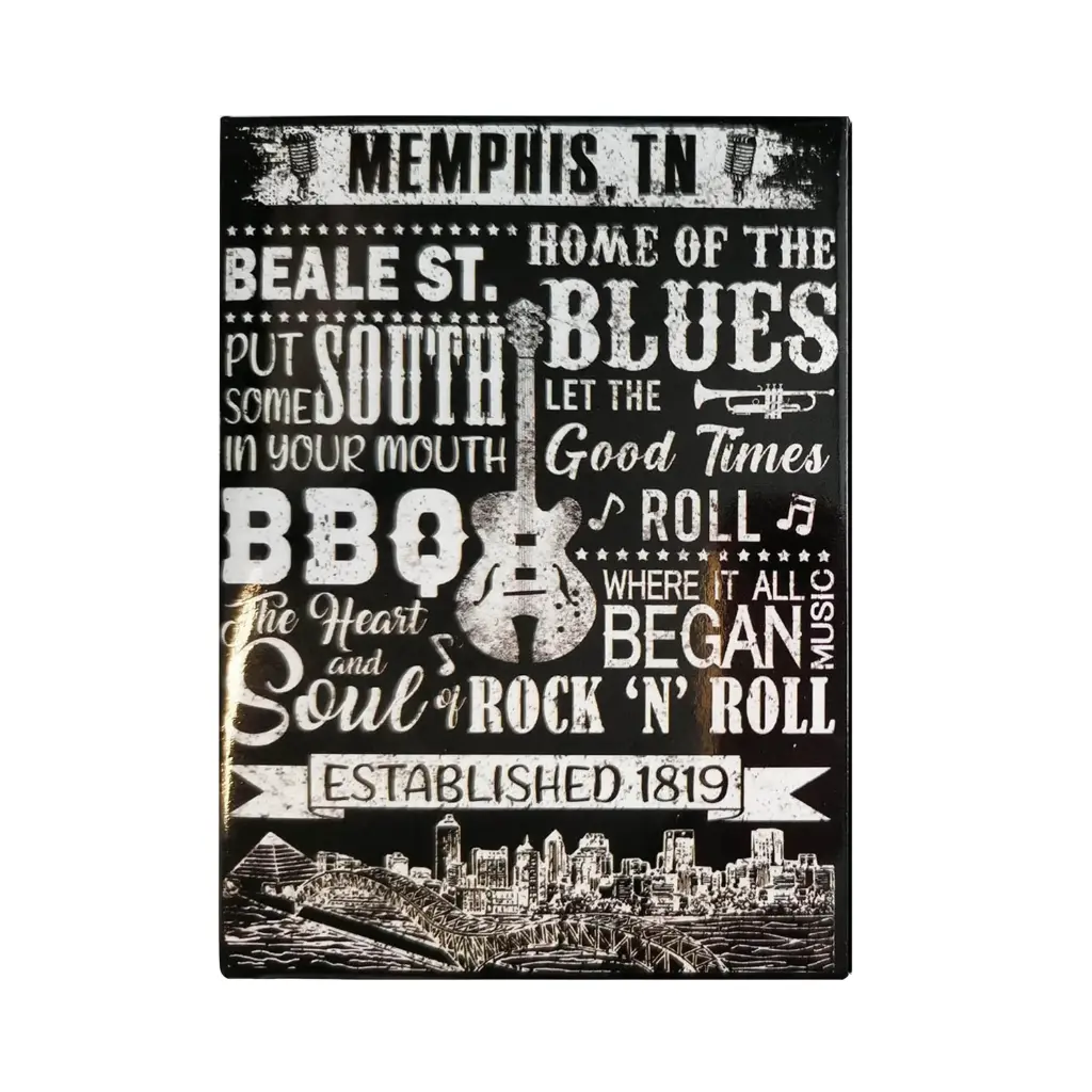 Memphis Magnet - Sayings Blk & Wht